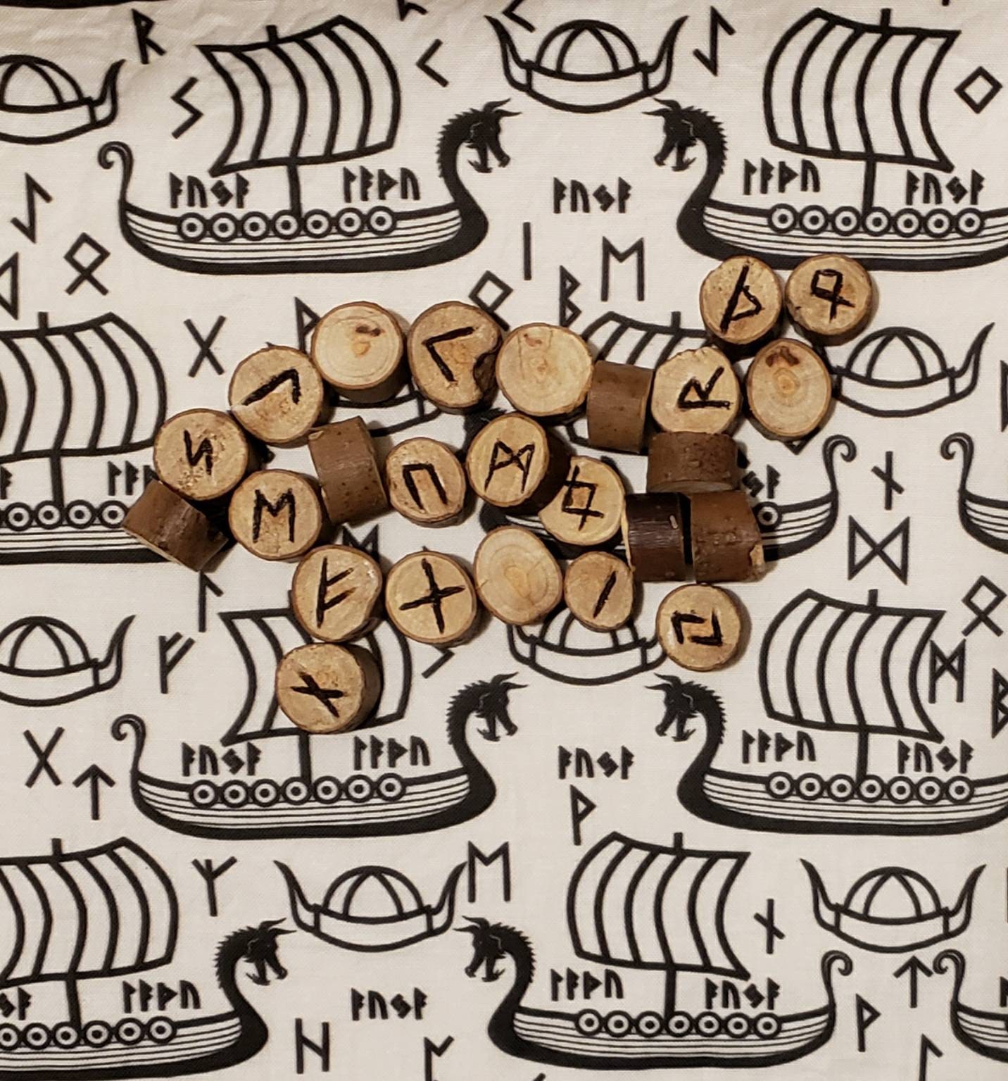 Rustic Wooden Runes - Etsy