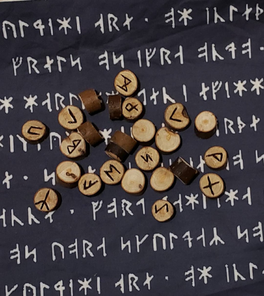 Rustic Wooden Runes - Etsy
