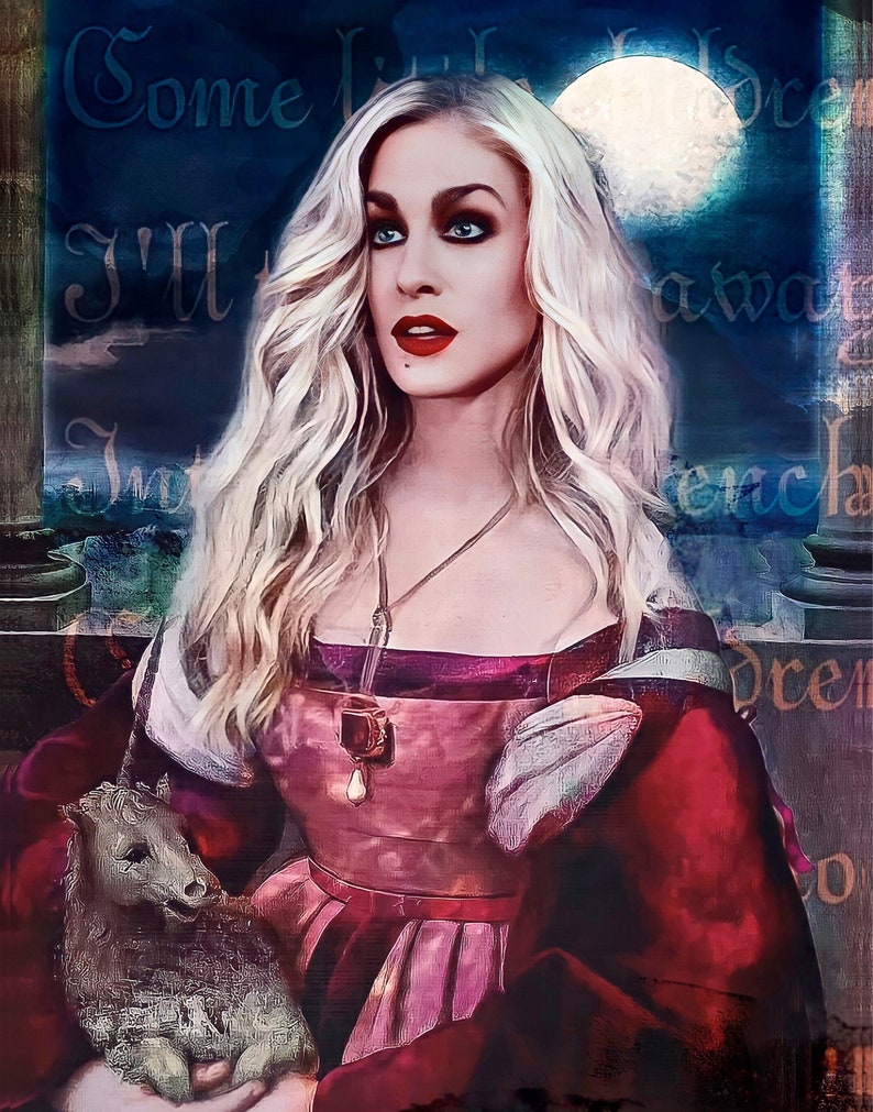 Sanderson Sisters Bundle Hocus Pocus Oil Painting Etsy