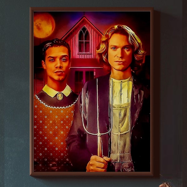 Interview with the Vampire • Lestat Louis • Oil Painting  • American Gothic • Art Print • Unique Gifts • Eclectic  • Pop Culture  • Fanart