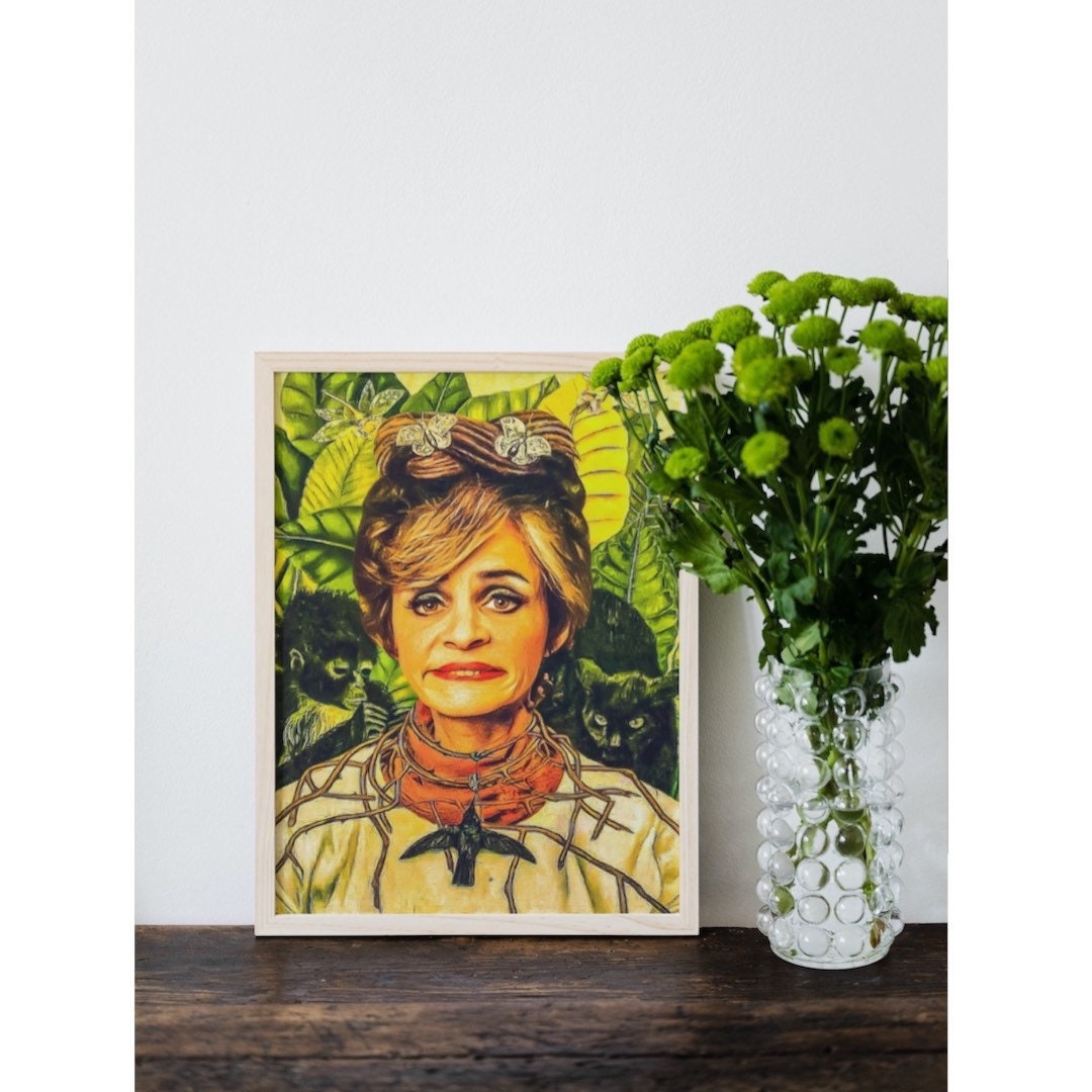 Jerri Blank strangers With Candy Print of Acrylic Portrait 