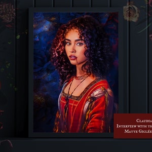 Interview with the Vampire • Claudia • Bailey Bass • Oil Painting  • Renaissance • Print • Unique Gifts • Eclectic  • Pop Culture  • Fanart