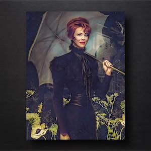Delia Deetz Beetlejuice Giclee Print: Catherine O&#39;Hara Victorian Art