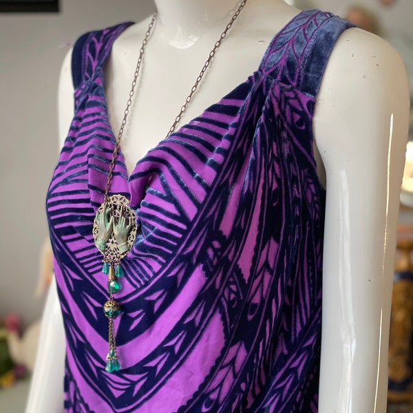 Velvet Nanette Lepore Purple Flapper Dress