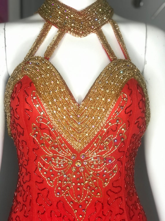 Vintage 90s Baluchi Valentine Sweetheart Red and G