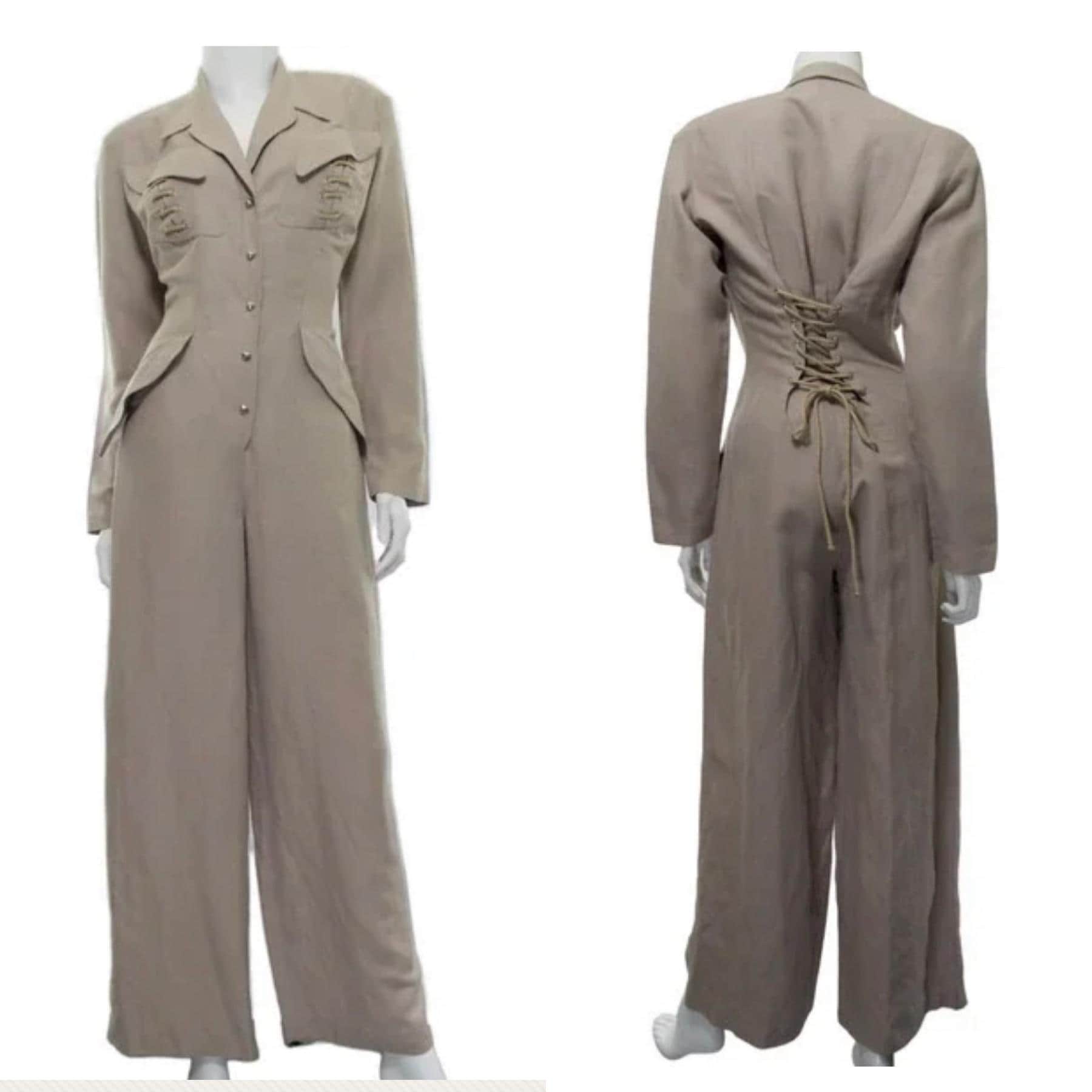 Mugler Jumpsuit - Etsy Mugler Jumpsuit - Etsy