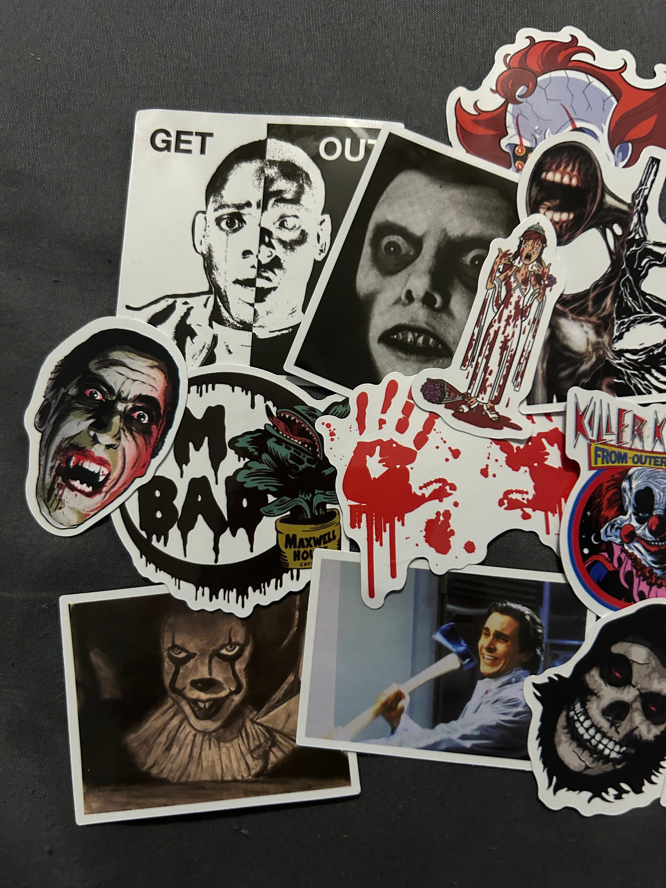 Horror Movies Sticker Pack - Etsy