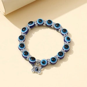 Evil Eye Butterfly Bracelet