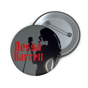 Nessa Barrett Fan-made Pin Buttons for Music Lovers, Personalized Band Buttons, Concert Merchandise