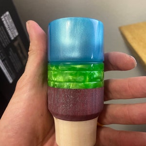 Resin and wood shiftknob