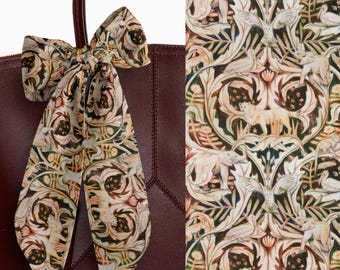 Liberty London Animals Skinny Scarf: Tana Lawn Cotton  - Tie Headband, Purse, Neck, Hair Flair