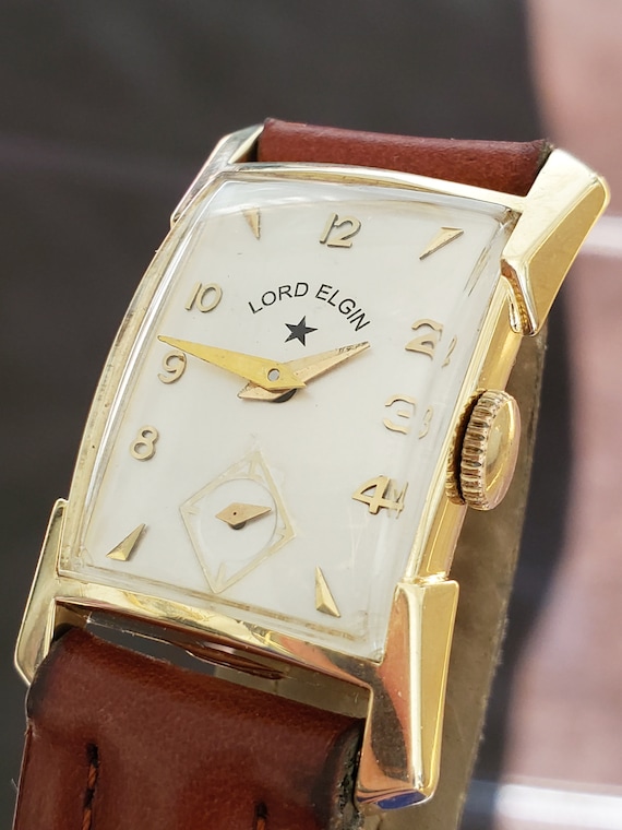 Lord Elgin 14k Solid Gold Men's Watch
