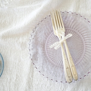 Vintage Forks set of 4-Vintage Dinner Forks-Vintage Silverplate-Vintage Silverplate Flatware-Silverplate Forks-French Home Decor