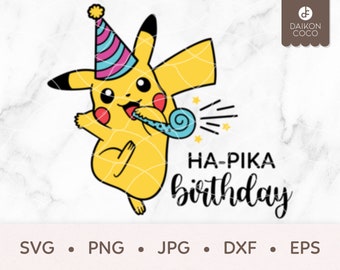 Download Pokemon Birthday Svg Etsy