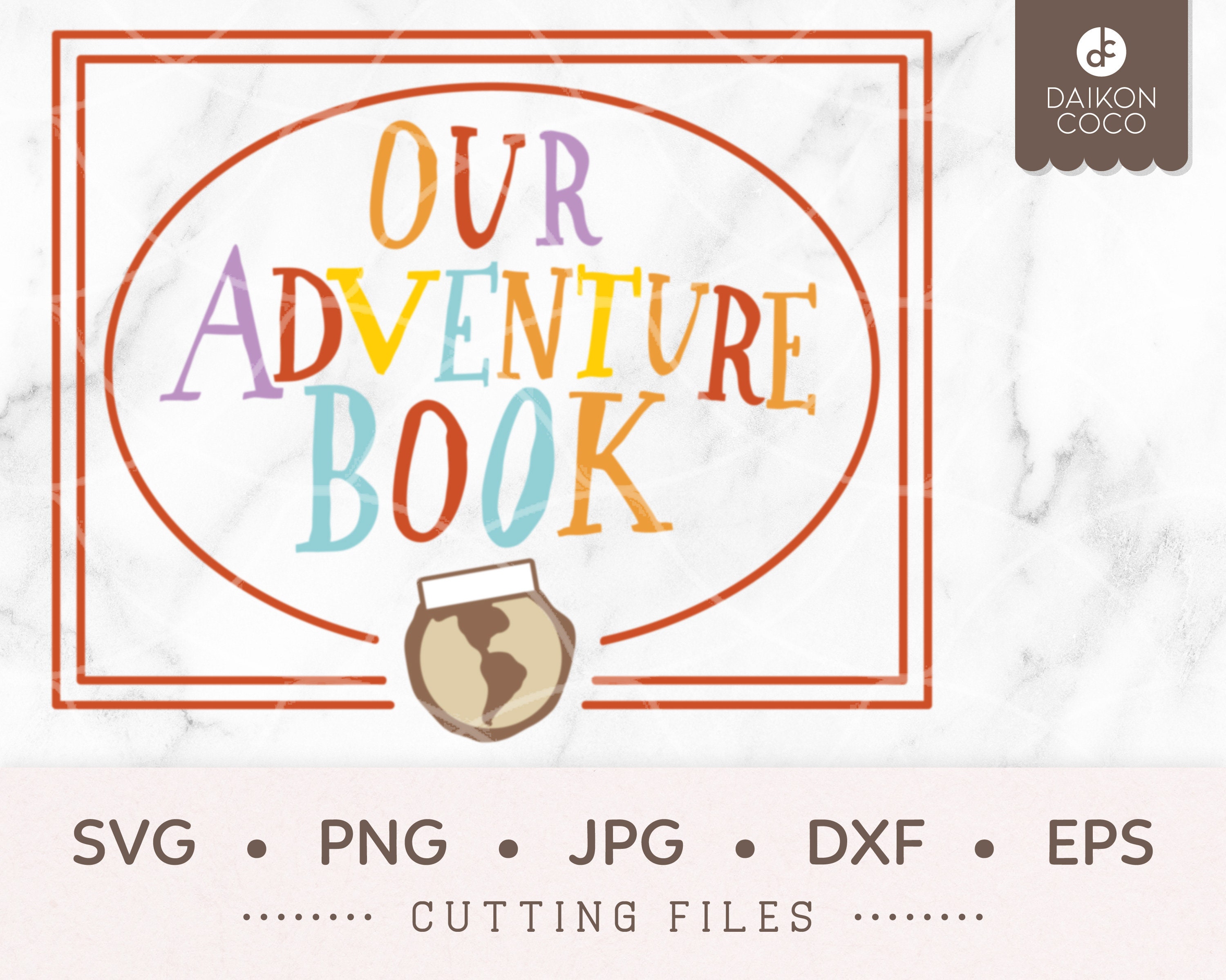 Pixar UP Our Adventure Book/Fund Sticker/Decal (Decoration) (PDF/PNG)