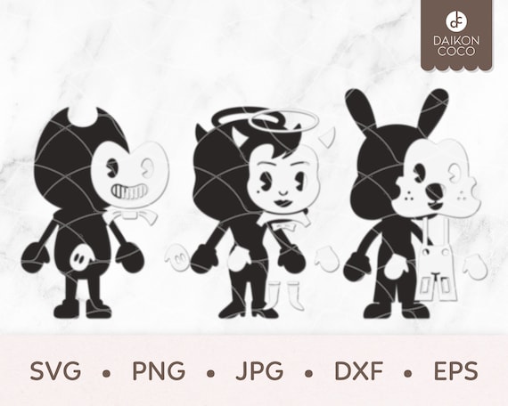 Bendy Squad SVG Bendy and the Ink Machine SVG Boris Svg 