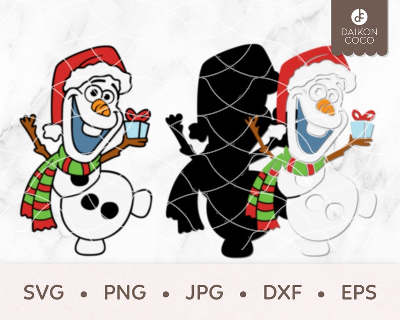Download Olaf Christmas SVG Olaf Holding Present SVG Olaf Holiday ...