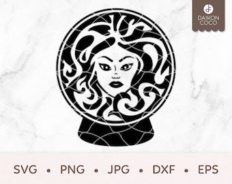 Madame Leota SVG, Haunted Mansion SVG, Foolish Mortal svg, Crystal Ball svg, svg png jpg dxf eps Cricut Silhouette Cutting Files