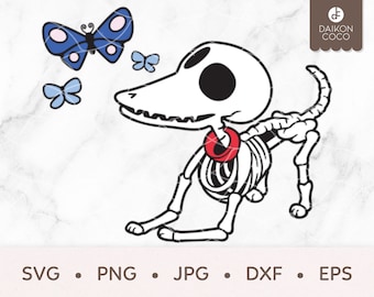 Corpse Bride Scraps SVG, Corpse Bride Dog Skeleton, Corpse Bride Halloween, svg png jpg dxf eps Cricut Silhouette Cutting Files