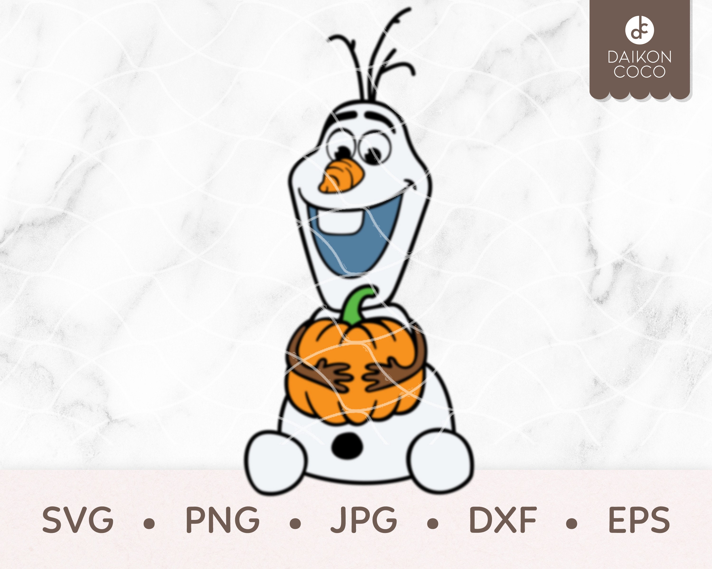 Olaf Calabaza SVG Olaf Halloween SVG Frozen SVG svg png jpg | Etsy