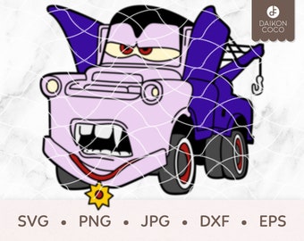 Vampire Mater SVG, Cars Halloween SVG, svg png jpg dxf eps Cricut Silhouette Cutting Files