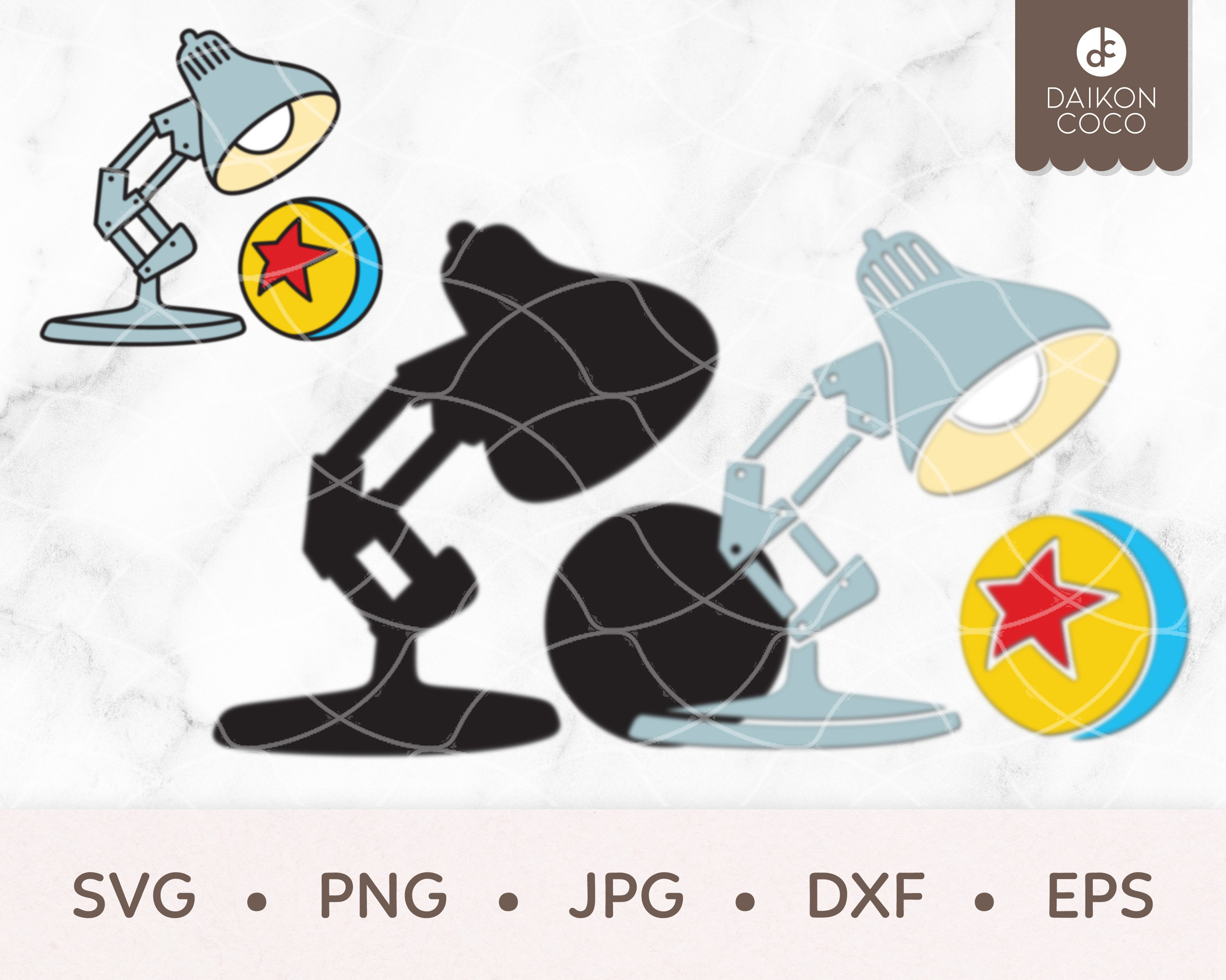 Lamp SVG Lamp and Ball Toy Story Ball SVG Svg Png Jpg Dxf Etsy UK