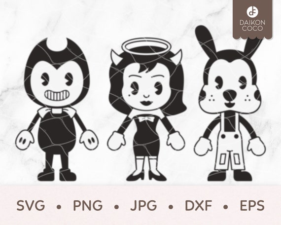 Bendy Squad SVG Bendy and the Ink Machine SVG Boris Svg 