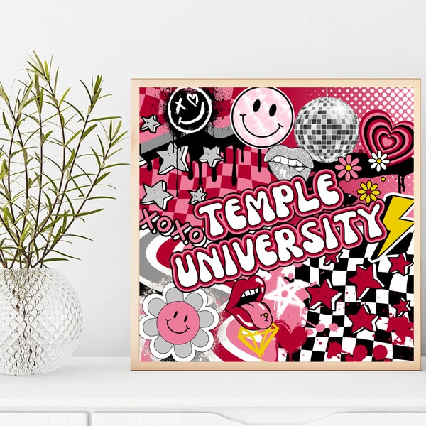 Temple University Collage Print