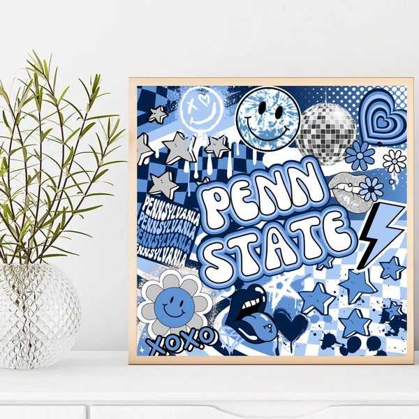 Penn State Collage Print