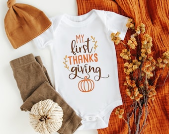 my first thanksgiving newborn outfit