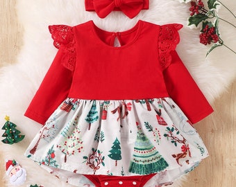 Baby Christmas Dress - Etsy