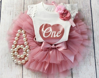 First Birthday Outfit Girl, Tutu Skirt for Birthday, Girl Birthday Outfit, 1st Birthday Outfit Girl, Cake Smash Outfit