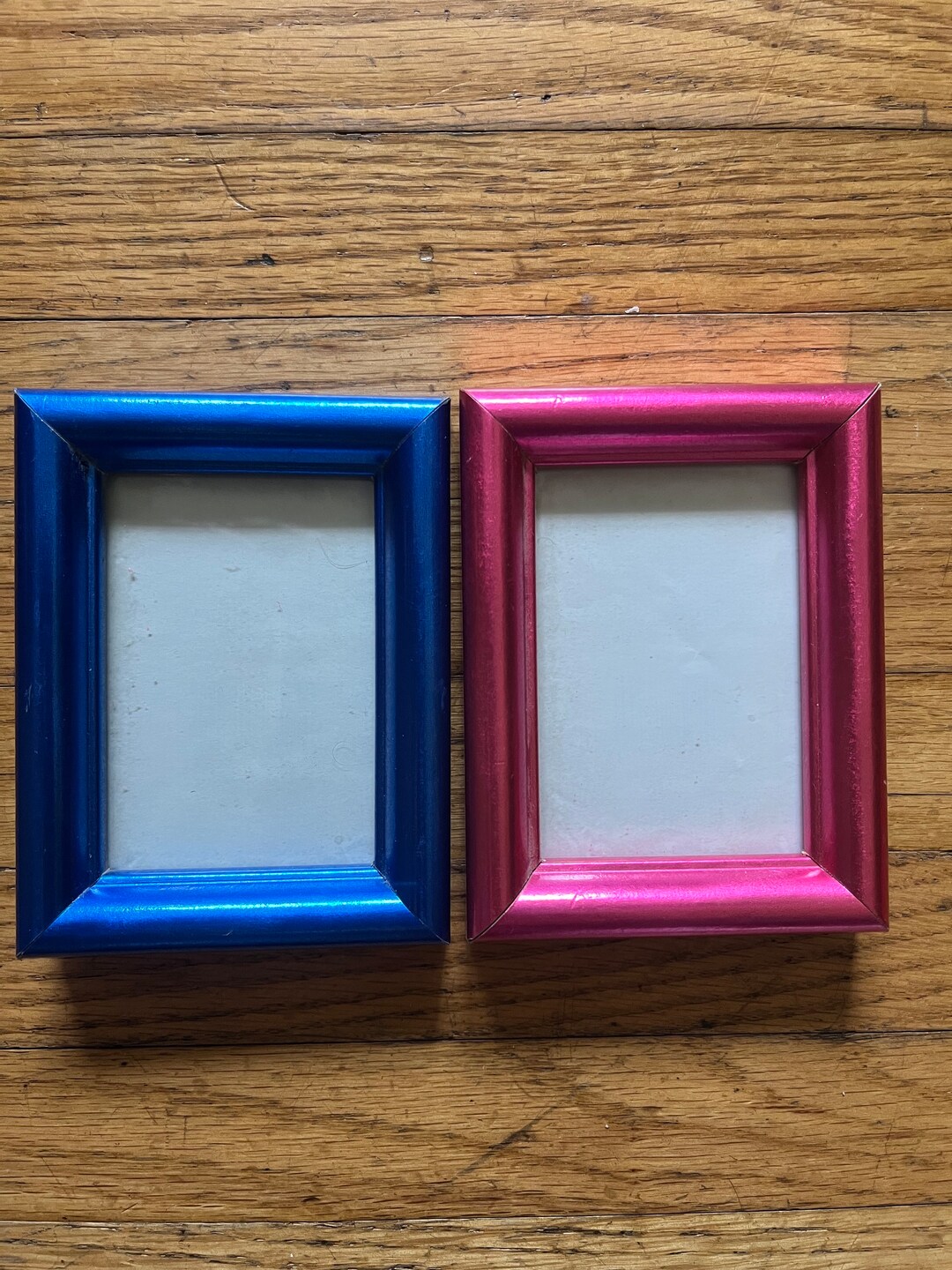 80s Vintage Neon Blue & Pink Mini Picture Frame / Vintage Picture ...