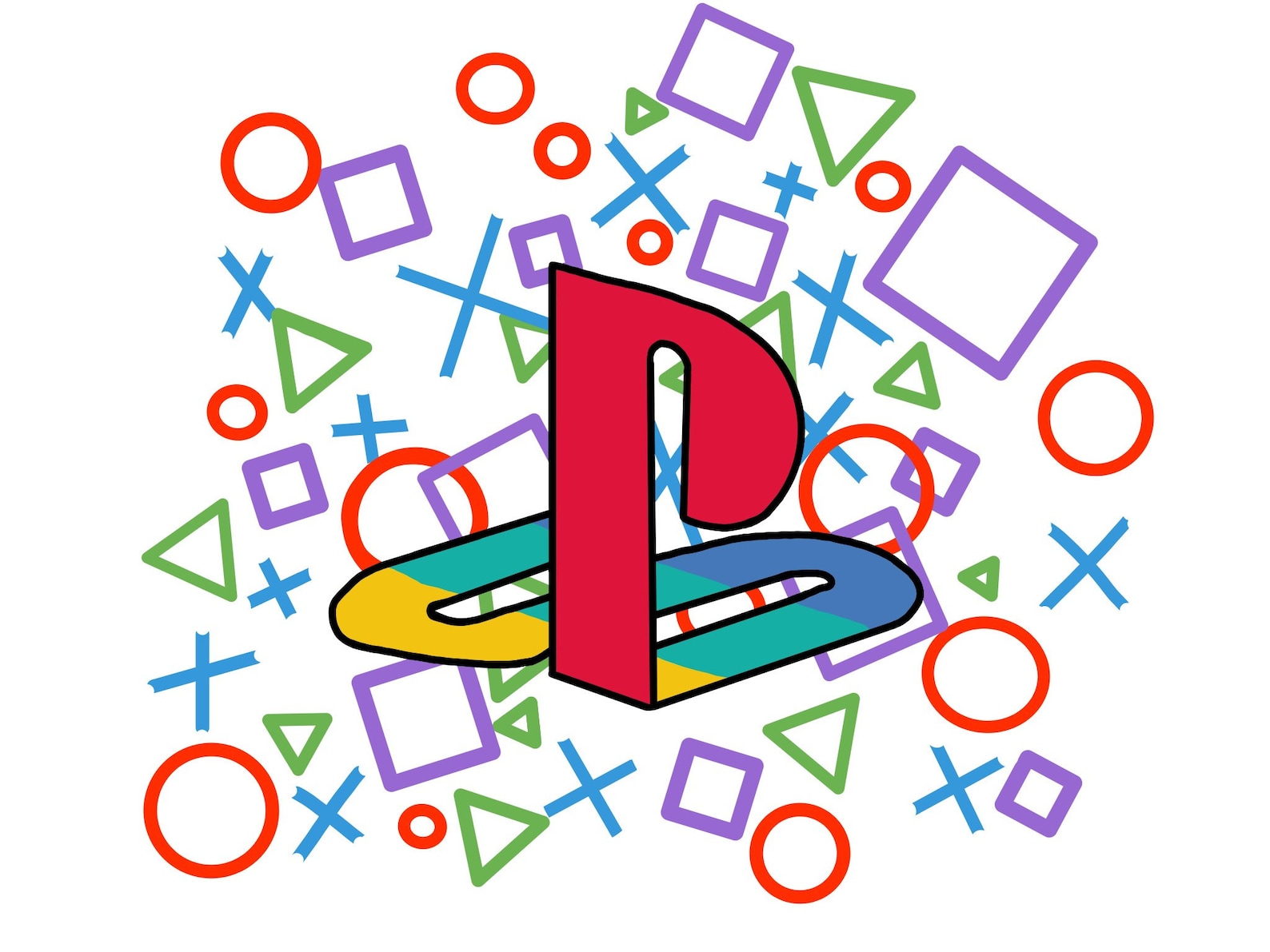 Matte PlayStation sticker matte sticker PlayStation sticker Etsy