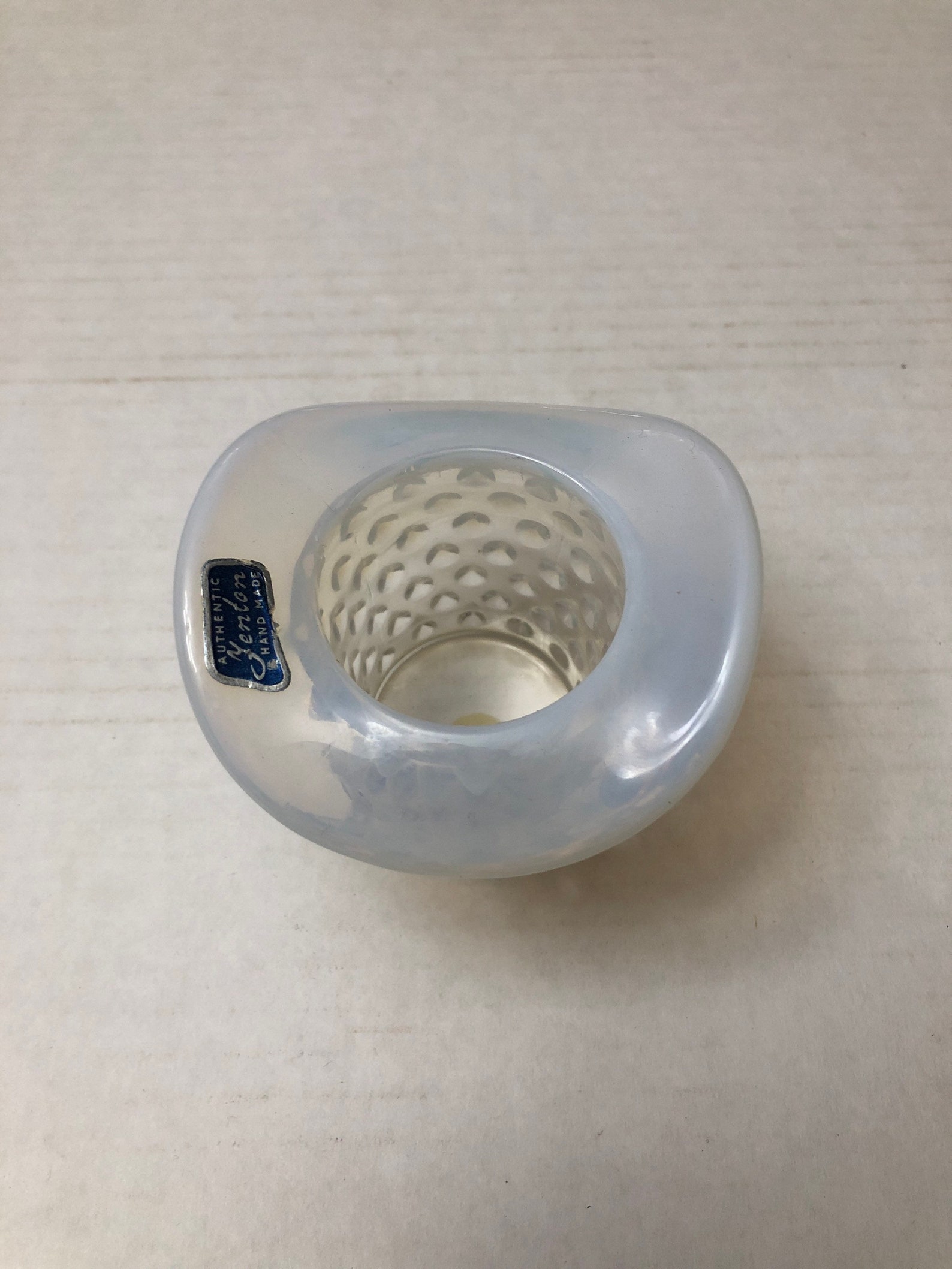 Fenton Hobnail Top Hat Toothpick Holder Etsy