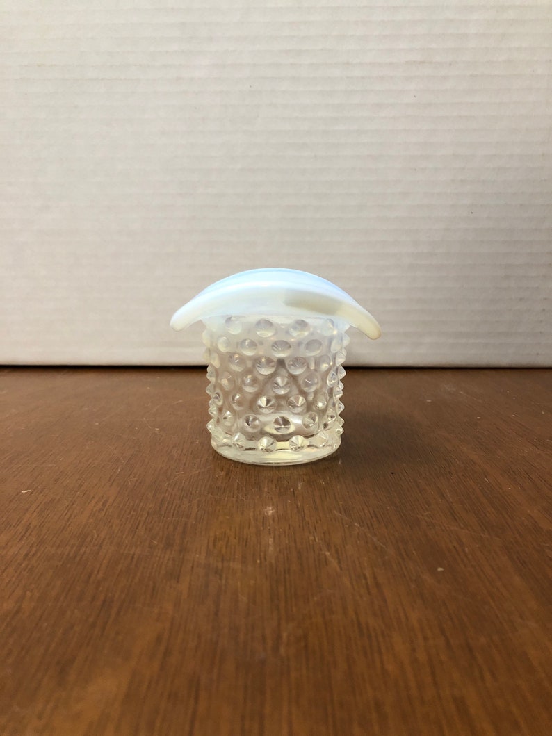 Fenton Hobnail Top Hat Toothpick Holder Etsy