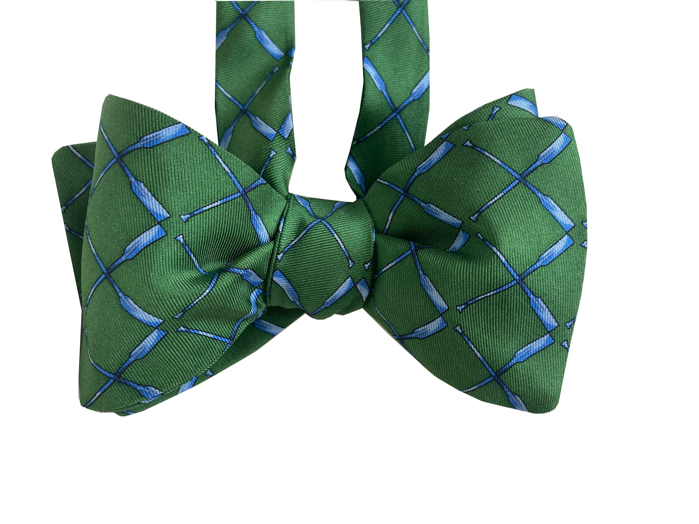 Men's Silk Bow Tie Paddling Club Green Bow Tie One Etsy