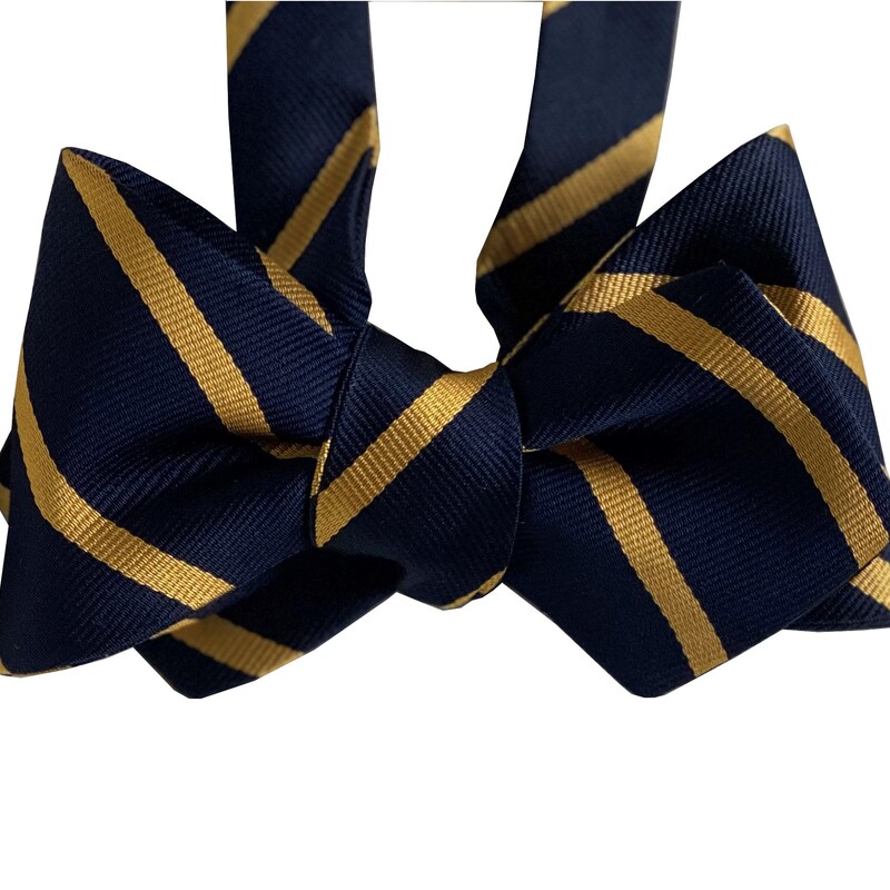 Knitted Bow tie - Navy Blue