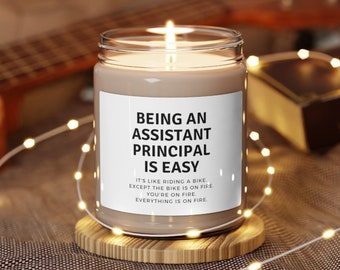 Being An Assistant Principal Is Easy, Assistant Principal Gift, Principal Appreciation, Assistant Principal Candle, Funny Principal Gifts