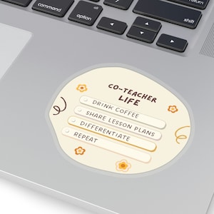 Co-Teacher Life Sticker- CoTeacher Sticker- Cooperating Teacher Sticker- Co-Teaching Decal- Teacher Gifts- Special Ed Teacher- SPED Teacher