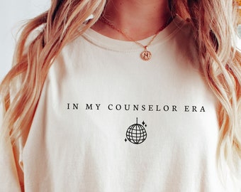 In My Counselor Era Shirt- School Counselor Gift- Funny Counselor Shirt- Counselor Tee- Eras Shirt- School Counseling Gift- Counseling Shirt