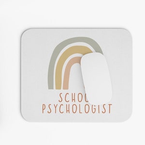School Psychologist Mouse Pad- School Psych Mouse Pad- School Psychologist Gift- School Psych Gift- Gifts for School Psychologists