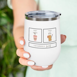 First Coffee Then Data Tumbler- Special Education Teacher Gift- BCBA Gift- Behavior Analyst- RBT Gift- School Psych Gift- First Then Mug