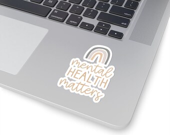Mental Health Matters Sticker - School Psychologist Sticker - School Counselor Decal - Therapist Laptop Sticker - Social Worker Sticker