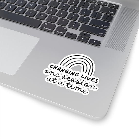 Changing Lives One Session At a Time Sticker- Therapist Sticker- BCBA RBT Gift- Behavior Therapist Gift- Behavior Analyst- ABA Therapy