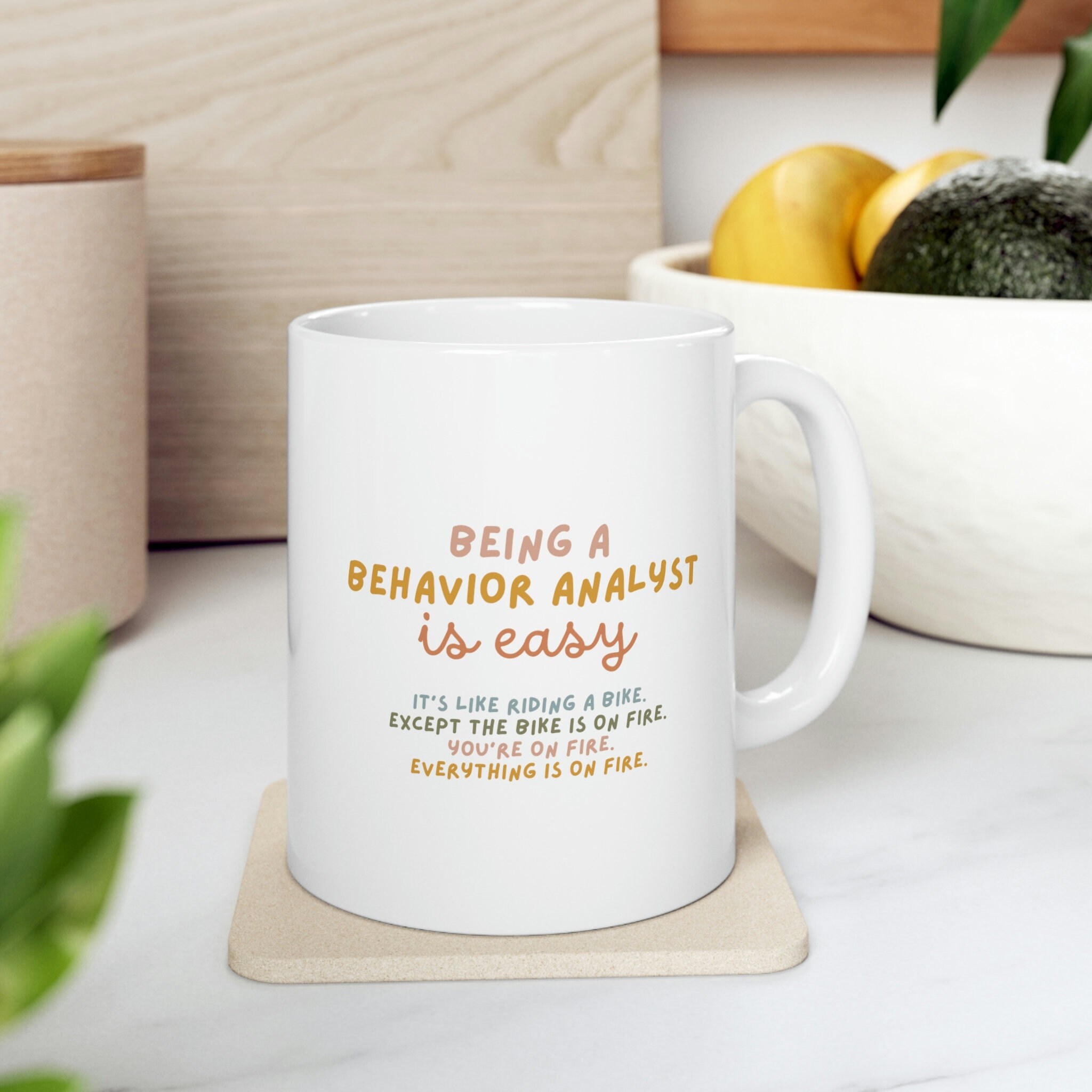 Behavior Analyst Coffee Gift for BCBA RBT ABA Therapist Poster for Sale by  ShakitaMa