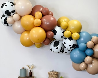Toy Story, Woody Cowboy, Neutral, DIY Double Stuffed MATTE Balloon Garland Kit | Balloon Arch, Baby Birthday, Baby Boy Shower Photo Decor