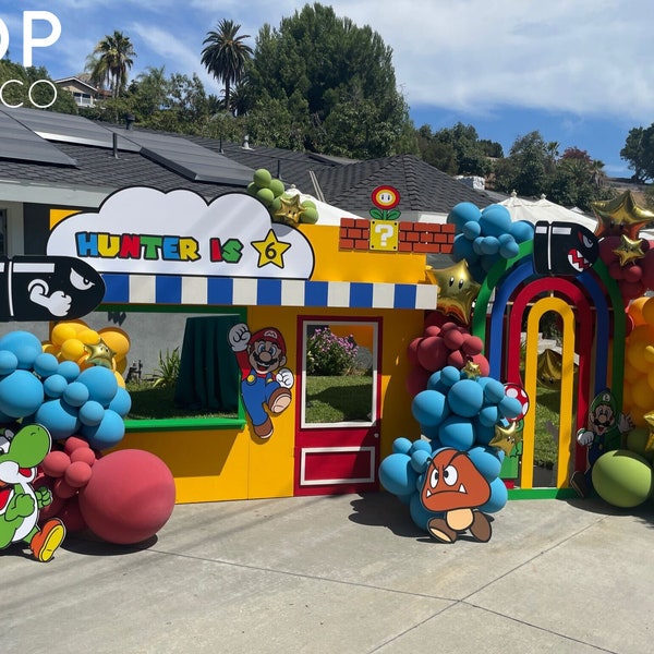 Super Mario Balloon Arch
 Super Mario Balloon Arch Etsy