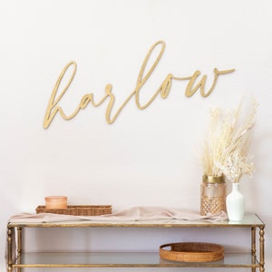CUSTOM - Name Wood Sign - Keepsake, Bridal Shower, Baby Name Sign, Personalized Wood Sign, Backdrop Name Sign, Birthday Decoration