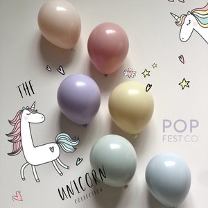 INTERNATIONAL - DIY Balloon Garland Arch Kit / Custom High Quality MATTE Colors - Unicorn, Pastel Rainbow, Birthday, Baby Girl, Party Decor